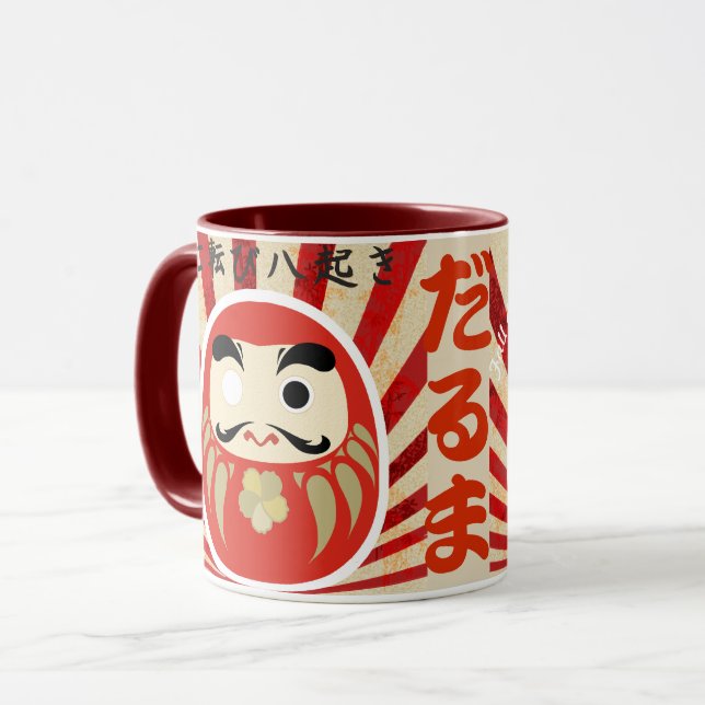 七転び八起き DARUMA Mug (Front Left)
