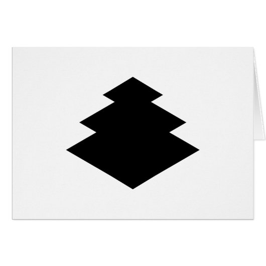 三階菱 (Front Horizontal)