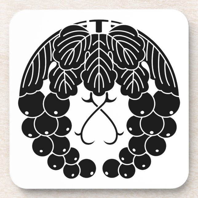 下り葡萄 DRINK COASTER (Front)