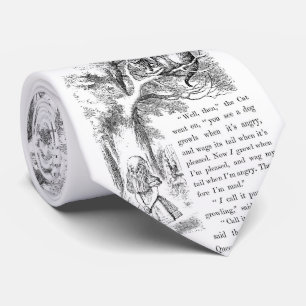 不思議の国のアリス、アリスとチェシャ猫 NECK TIE