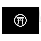 中輪に鳥居 (Front Horizontal)