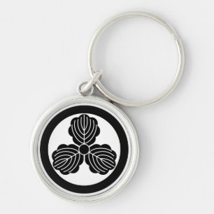 丸に三つ柏 KEYCHAIN
