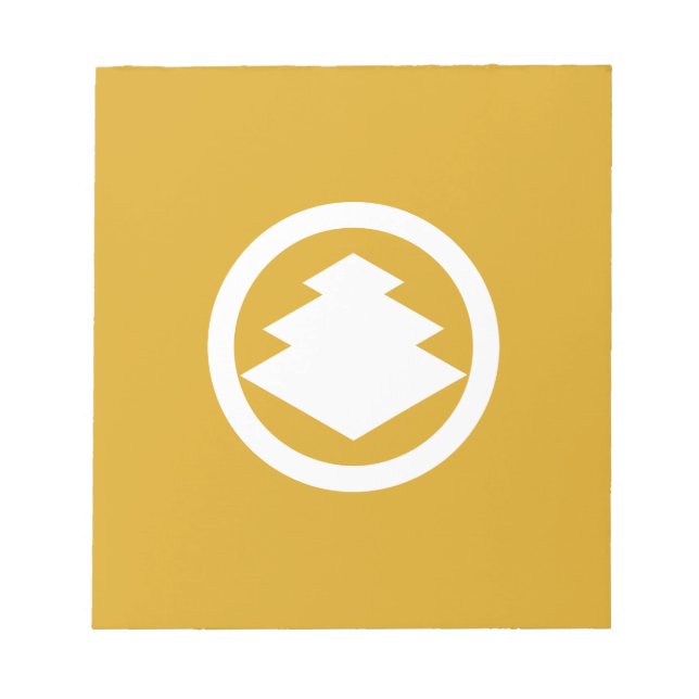 丸に三階菱 NOTEPAD (Front)