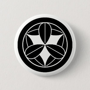 丸に九枚笹 BUTTON
