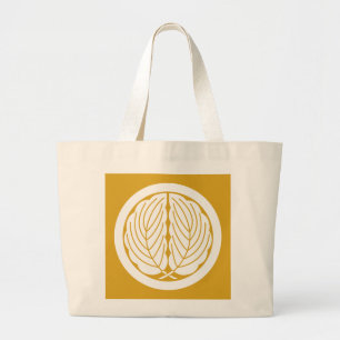 丸に抱き柏 LARGE TOTE BAG