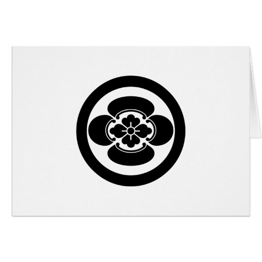 丸に木瓜 (Front Horizontal)