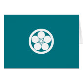 丸に梅鉢 (Front Horizontal)