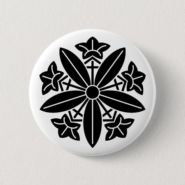 久我竜胆車 缶バッジ BUTTON (Front)