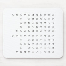 五十音(カタカナひらがな)