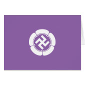 五瓜に隅立て五つ割り萬字 (Front Horizontal)