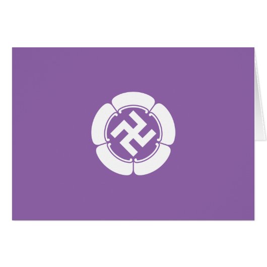 五瓜に隅立て五つ割り萬字 (Front Horizontal)