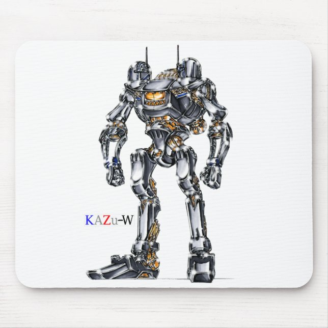 作品番号00004　「2つの探知塔の機体」 MOUSE PAD (Front)