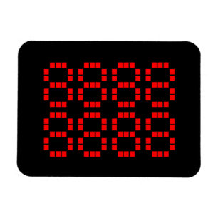 八八八八八八八八 88888888   Lucky Numbers Magnet
