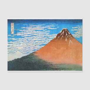 凱風快晴(赤富士), 北斎 Red Mount Fuji, Hokusai, Ukiyo-e Tissue Paper
