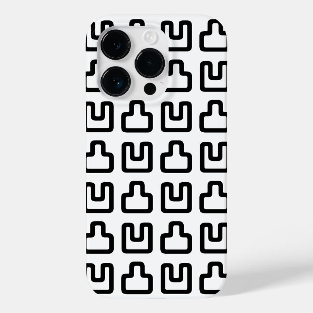凹凸 Outotsu おうとつ Case-Mate iPhone Case (Back)