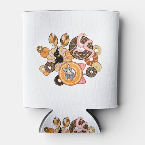 動物とドーナッツ（リメイク）／Animal and doughnut (Remake) Can Cooler