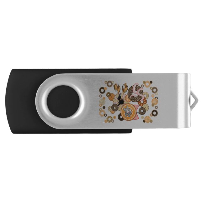 動物とドーナッツ（リメイク）／Animal and doughnut (Remake) Flash Drive (Front)