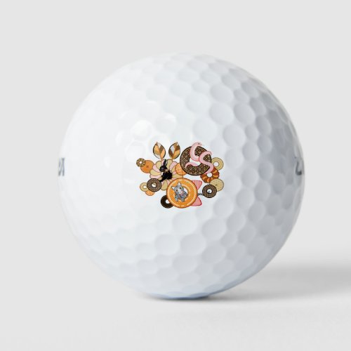 動物とドーナッツ（リメイク）／Animal and doughnut (Remake) Golf Balls