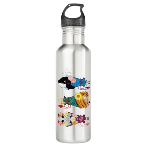 動物メガホン…魚・猫・女子（リメイク） STAINLESS STEEL WATER BOTTLE