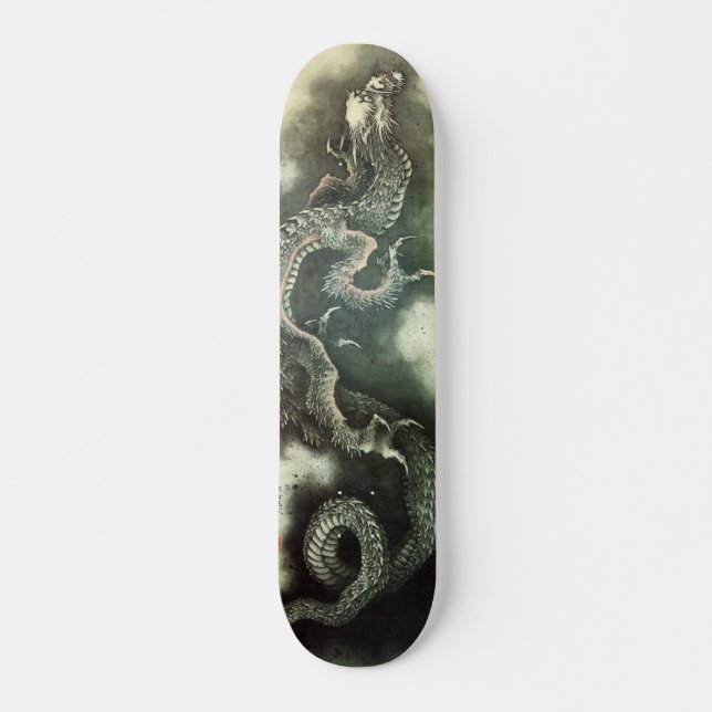北斎の龍, 北斎 Hokusai Dragon, Hokusai, Art Skateboard Deck (Front)