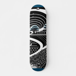 和の優雅さ引き出すjapanese kimono asian 浮世絵パンクシティ skateboar skateboard