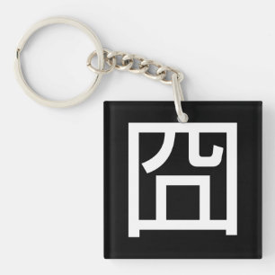 囧 Jiong Chinese Orz Asian Meme Hanzi Emoticon Keychain