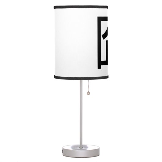 囧 Jiong Chinese Orz Asian Meme Hanzi Emoticon Table Lamp (Left)