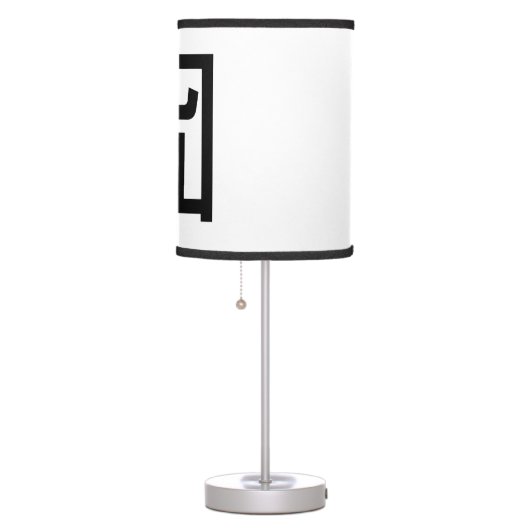 囧 Jiong Chinese Orz Asian Meme Hanzi Emoticon Table Lamp (Right)