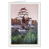 姫路城, Himeji Castle, Hiroshi Yoshida, Woodcut (Front)