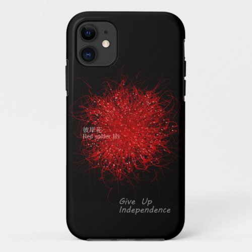 彼岸花Red spider lily　iPhone  iPad ケース iPhone 11 Case