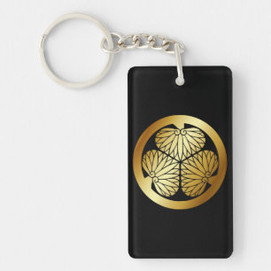 徳川 家紋, Tokugawa KAMON, Japanese Family Crest Keychain