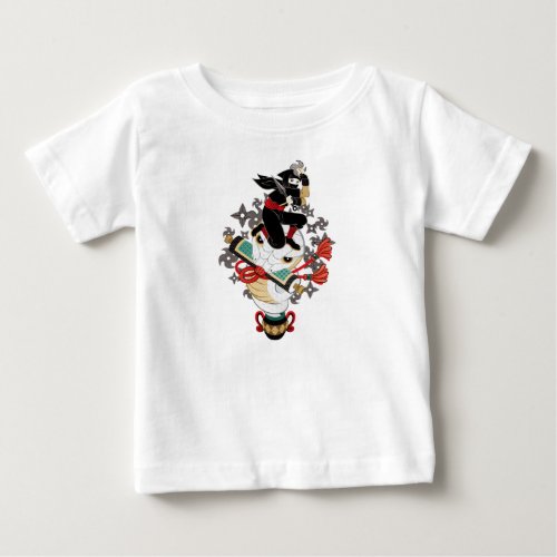 忍者と蛇２０１９（リメイク）／ Ninja and snake 2019（remake） Baby T-Shirt