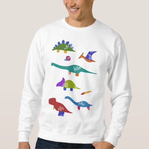 恐竜と古生物たちディープ Dinosaurs  extinct animalsdeep Sweatshirt