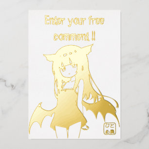 招待状　 FOIL INVITATION