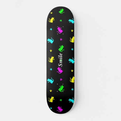 文 字 ス ム Catビ Skateboard