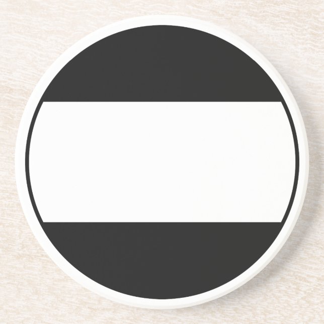 新田一つ引き DRINK COASTER (Front)