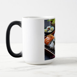 「日本の寿司：至福のひととき（Japanese Sushi: A Moment of Bliss）」 Color Morph Mug