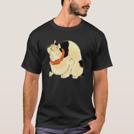 日本猫, 国芳 Japanese Cat, Kuniyoshi, Ukiyo-e T-shirt