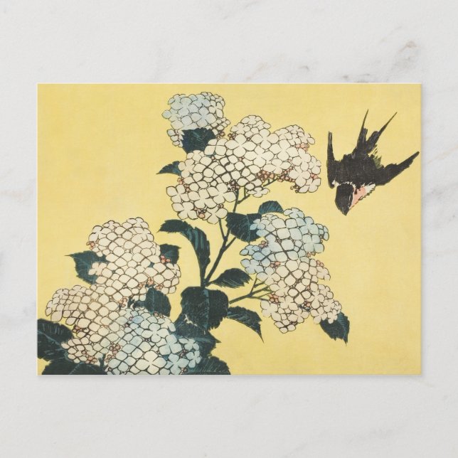 日本画 葛飾北斎 POSTCARD (Front)