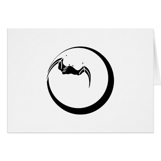 月に蝙蝠 (Front Horizontal)