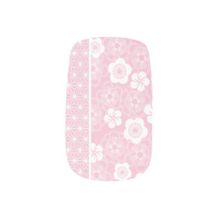 梅Ume   japanese traditional plum KIMONO pattern Minx Nail Art