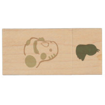 森の癒しインコ緑デザイン