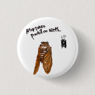 水墨画家であり詩人の「松元えるく」オリジナル缶バッチです。 BUTTON