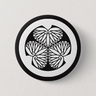 水戸葵(19蕊) PINBACK BUTTON