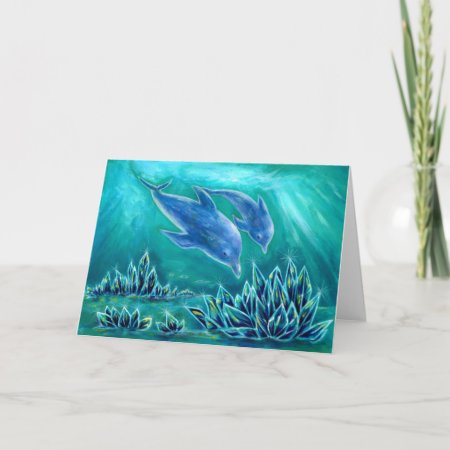 水晶とイルカの海1 Card