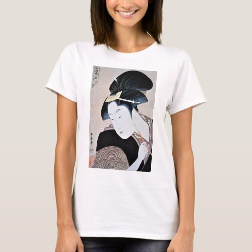 深く忍恋歌麿 Deeply Hidden Love Utamaro Ukiyoe T_Shirt