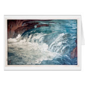 渓流, Rapids, Hiroshi Yoshida, Woodcut (Front Horizontal)