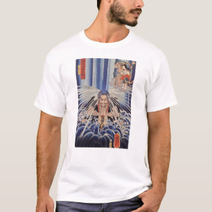 滝に打たれる僧, 国芳 Monk in the Waterfalls, Kuniyoshi T-Shirt