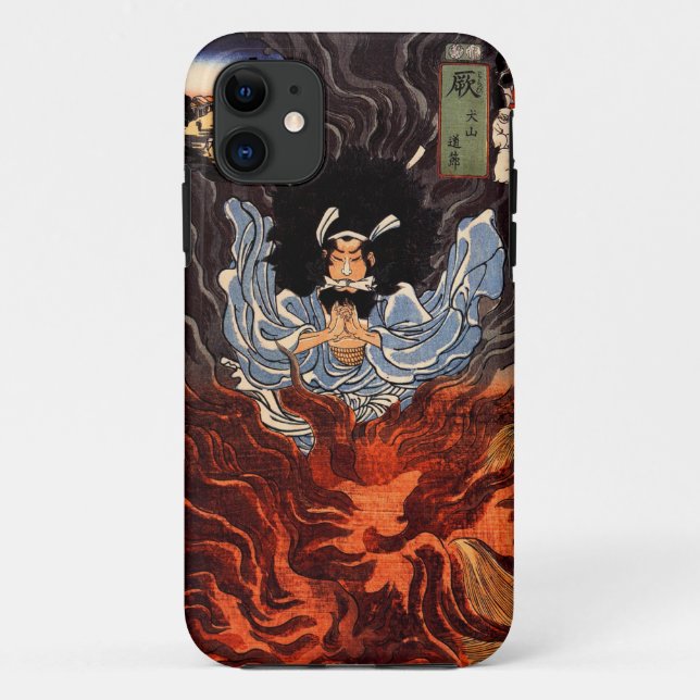 火の男, 国芳 Man of The Fire, Kuniyoshi, Ukiyo-e Case-Mate iPhone Case (Back)
