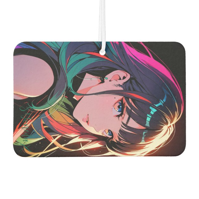 煌霞の少女【Radiant Haze Girl】  Air Freshener (Front)